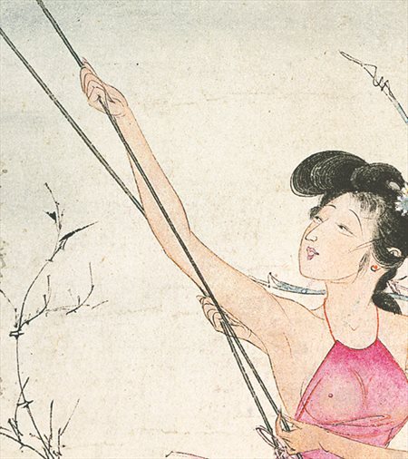 元阳县-胡也佛的仕女画和最知名的金瓶梅秘戏图
